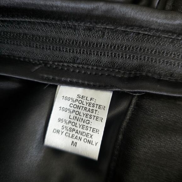 *NWT Jluxlabel Black Gala Pleated Corset Tube Top Black-M Satin Formal Party - Picture 6 of 7